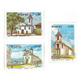Série Completa Selo 1266-1268 Turismo Igrejas Barroco Minas
