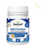 Serotonina Com Vitamina D3 + 5-htp + L-teanina 1000mg Sunfood