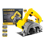 Serra Marmore Rolamentada 4.3/8'' 1300w Hammer Sm1300 220v
