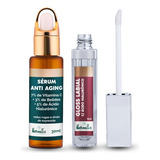 Sérum De Alta Potência + Gloss Labial C/ Ácido Hialurônico