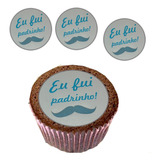 Serviço Impressão Em Papel De Arroz Cupcakes Eu Fui Padrinho