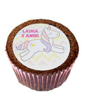 Serviço Impressão Em Papel De Arroz Cupcakes Tema Unicórnios