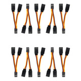 Servo Estilo Jr/futaba, 10 Peças, Divisor De Cabos De 1 A 2