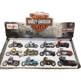 Set C/12 Miniaturas Harley Davidson Sortidas Maisto 1/18