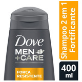 Shampoo 2 Em 1 Men Care Força Resistente Frasco 400ml Dove
