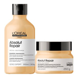 Shampoo 300ml + Máscara 250g Loreal Absolut Repair Quinoa