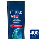  Shampoo Anticaspa Men Ice Cool Menthol 400ml Clear
