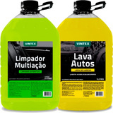 Shampoo Automotivo Lava Auto 5l Vonixx + Limpador Multiação