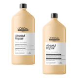  Shampoo E Condicionador 1,5l Loreal Absolut Repair Gold