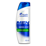 Shampoo Head&shoulders Men Menthol Sport 400 Ml