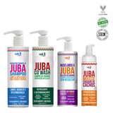 Shampoo Juba 500ml + Co Wash + Geleia + Mousse Widi Care