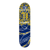 Shape De Skateboarding Cisco Marfim Camuflado Azul - 8.0