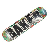 Shape Skate Baker 7.75 Maple Canadense + Lixa Emborrachada