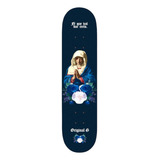Shape Skate G 8.25 Maple + Lixa Emborrachada Cor Fé Azul