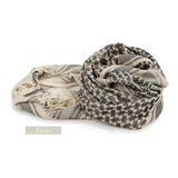 Shemagh Xadrez Premium Khaki 
