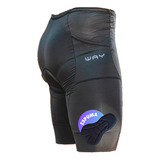 Short Ciclismo Masculino Com Bolso Bermuda Espuma Pedal Bike