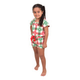 Short Doll Malha Infantil Baby Doll Happy Festa Do Pijama
