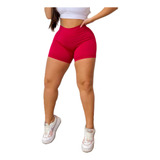 Short Leg Academia Ginástica Cintura Alta Suplex + Brinde