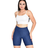 Short Riscadinho Fem Suplex Fitnes Treino Lindo Lançamento