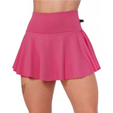 Short Saia Academia Fitness Roupa Feminina Suplex 