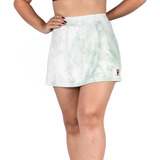 Short Saia Fila Skort Tennis F-box Branco