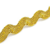 Sianinha Com Lurex Princess 8mm 50m Ro.152037 Cor Dourado