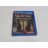 Silent Hill: Book Of Memories Lacrado Para Ps Vita - Leia!