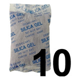 Sílica Gel 10und Sache 100g = 1kg Antimofo Secante Branca