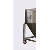 Silo De Inox Armazenamento 120l Com Rodas - Motan Group 1 Pç