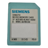 Simatic S7-300/c7/et200 Micro Cartão 4 Mb