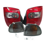 Sinaleira Traseira Tuning Palio 96 97 98 99 + Seta Fumê Kit
