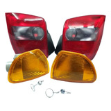 Sinaleira Tuning Traseira Palio 96 97 98 99 + Seta Ambar Kit