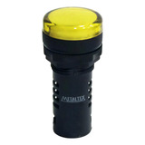 Sinaleiro Led 22mm Amarelo 250vca L20-ar2-y Metaltex Cor Da Luz 0 220v