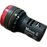 Sinaleiro Led Vermelho Moeller A22-lcled24-r Eaton - Novo