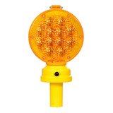 Sinalizador Viário Automatico 12 Leds Cone Resistente Chuva