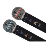 Sistema Microfone Sem Fio Digital Duplo Tsi-1200 Uhf Tsi