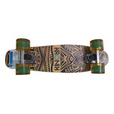 Skate Adulto Mini Long Deck Em Bambu - Karonik