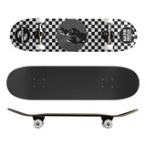 Skate Completo Kevin Hoelfler Xadrez - Unitoys Cor Das Rodas Branco