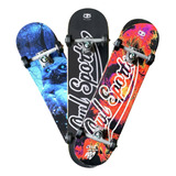 Skate Completo Owl Street Marfim 82cm Semi Profissional Pro