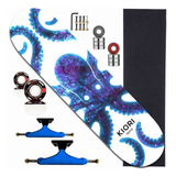 Skate Completo Profissional Com Rolamento Bones