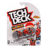 Skate De Dedo 96mm - World Industries Vermelho - Tech Deck