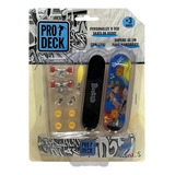 Skate De Dedo Fingerboard Lixa Rolamento + Peças Brinquedo