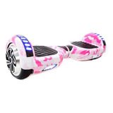 Skate Elétrico Hoverboard Polegadas 6.5 Rosa Camuflado Brinovar