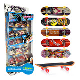 Skate Fingerboard De Dedo Lixa Rolamento + Peças Brinquedo