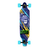 Skate Longboard Montado Lyons Roda Importada Abec 15 Lion