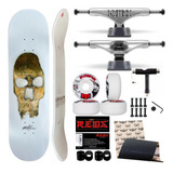 Skate Maple 8.0 Truck Crail 139mm +rodas Moska 53mm Redbones
