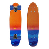 Skate Mini Cruiser Creme Importado Super Resistente Full