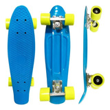 Skate Mini Cruiser Infantil Azul - Dm Toys