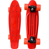 Skate Mini Cruiser Moon Time Vermelho 22 Pol. *limitado