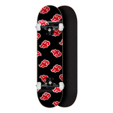Skate Montado Abec 5 Profissional 8.0 Anime Naruto Nuvem
